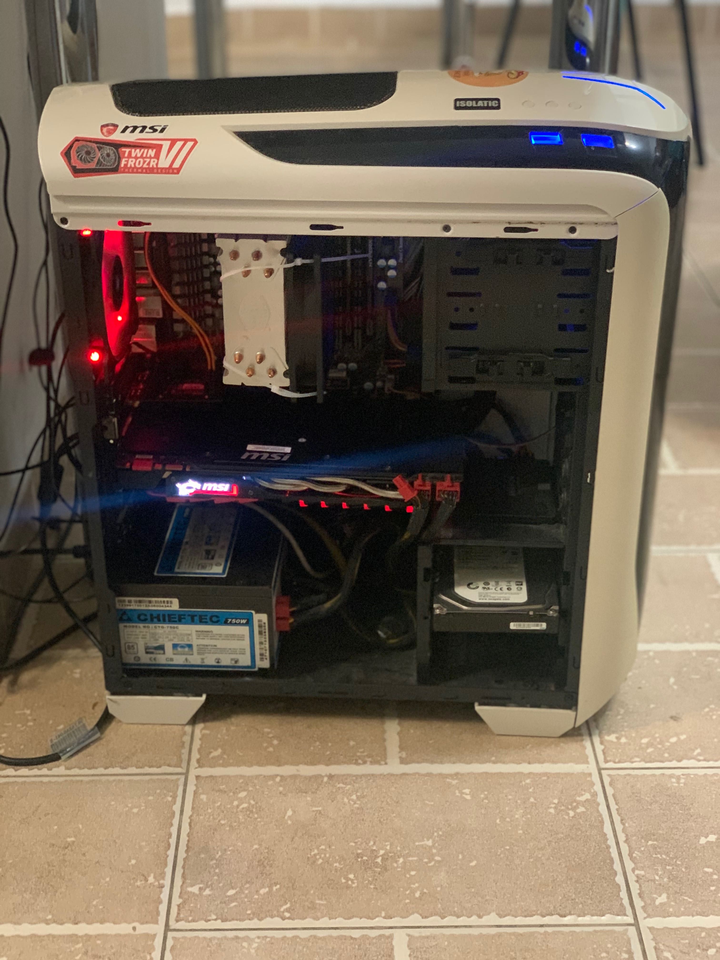 Ігровий ПК AMD FX-8320/ DDR3 16GB/ SSD 250GB + HDD 2TB/ GTX 1070 8GB