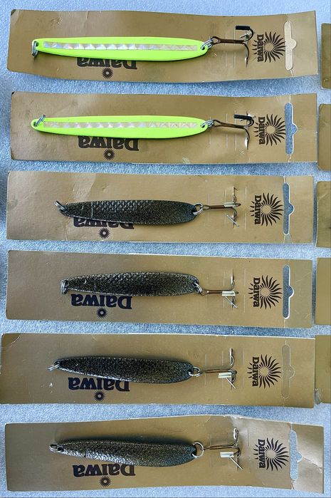 Gratka dla spinningistów zestaraw unikatowych wahadłówek DAIWA lata 80