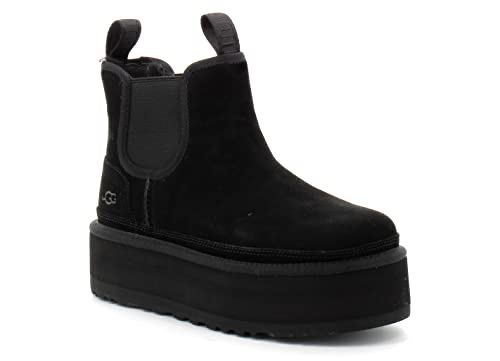 Оригінал UGG chelsea black уггі челсі короткі натуральні замшеві