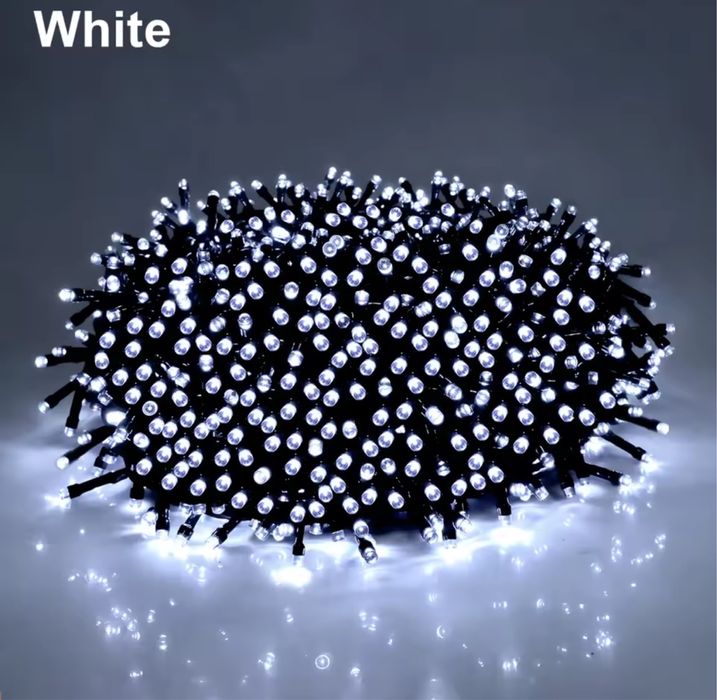 Luzes de natal brancas  20 metros - 200 leds