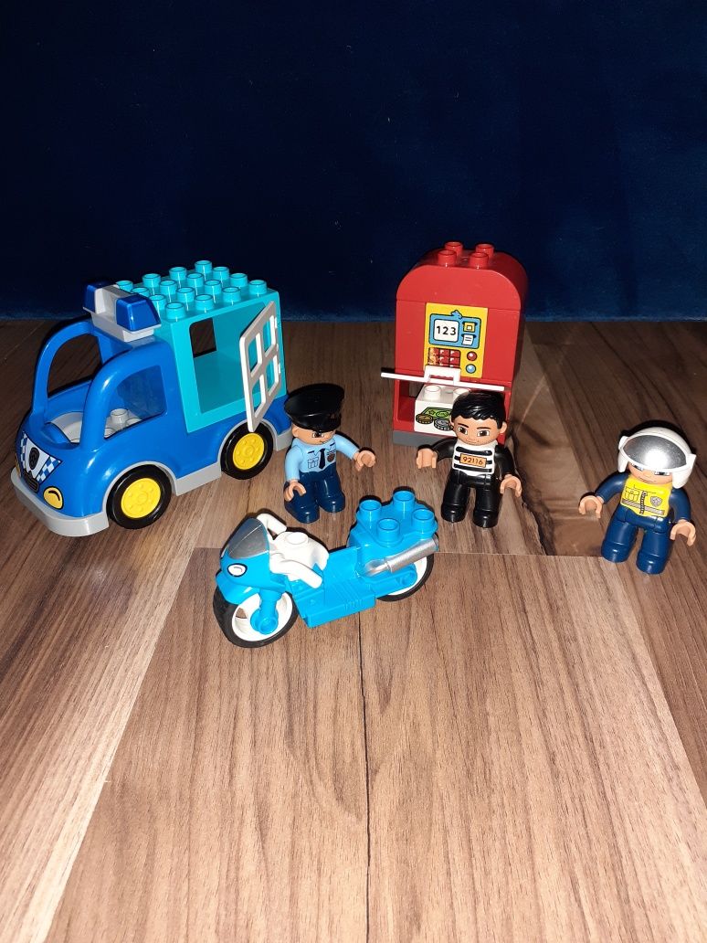 Lego Duplo napad na bank 10809 plus policjant na motorze