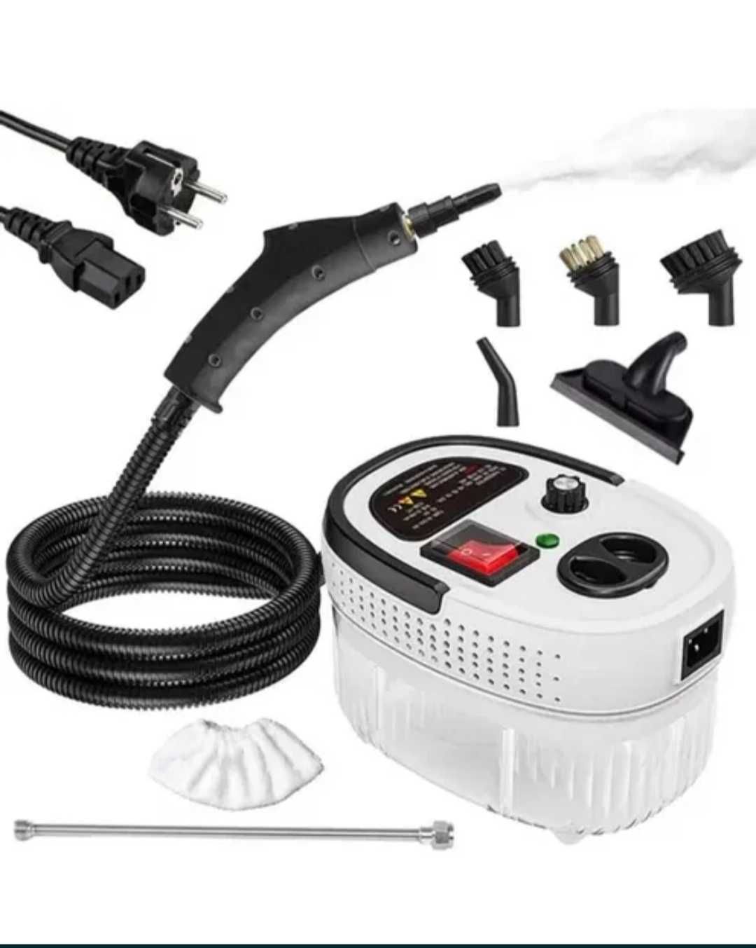 Пароочисник Steam Cleaner 3800Вт, 1,2л+ 9 насадок