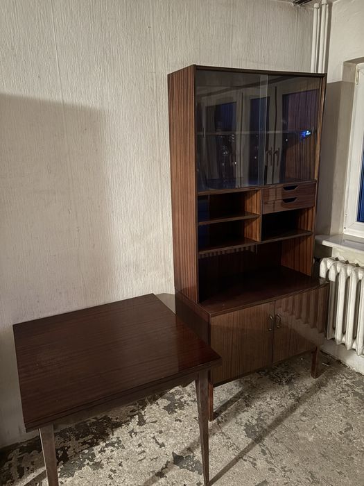 Meble z PRL-u drewniane fornirowane - 6 elementów