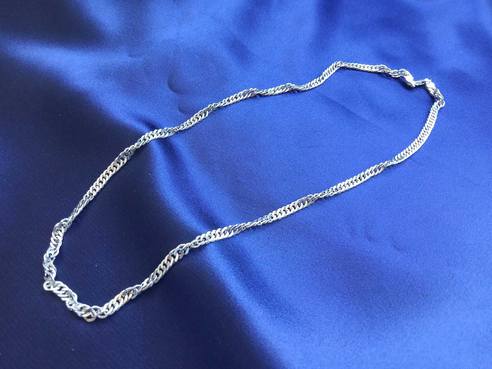 Srebrny damski łańcuszek 12,43gr. 46,5cm.pr.925