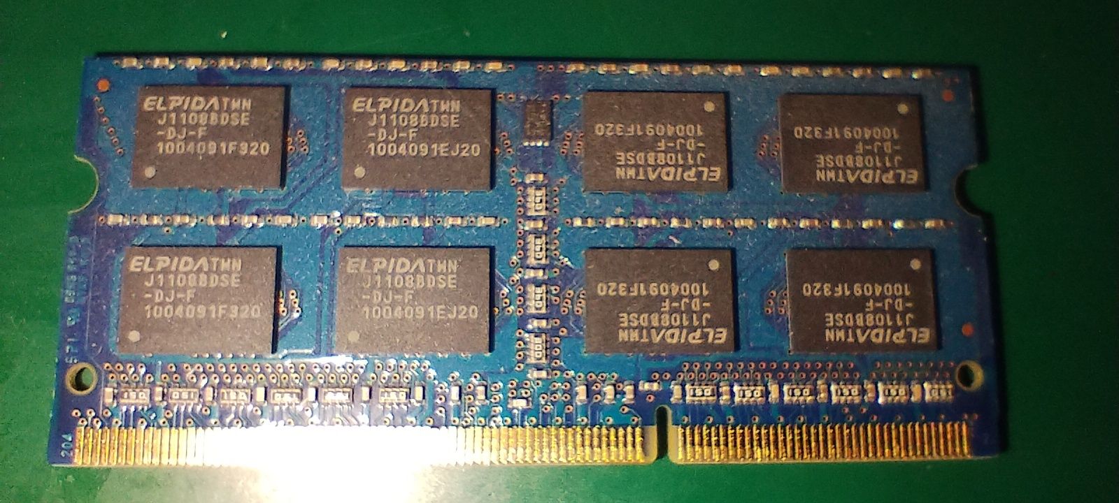 Pamięć RAM 2szt Elpida 2GB 2Rx8 PC3-8500S-7-10-F1