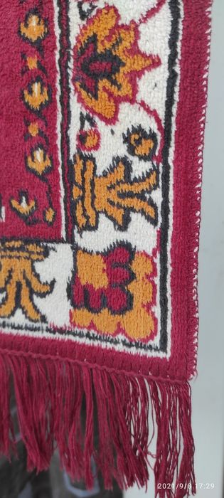 Kilim Gobelin Dywanik modlitewny klęcznik z czasów PRL