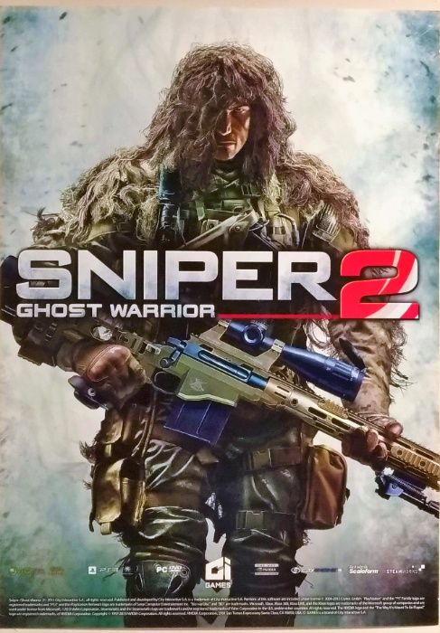 CD Action plakat Sniper 2 Warface Overwatch Mirror Edge