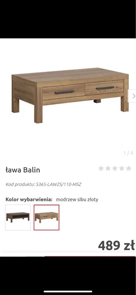 Ława stolik kawowy Balin