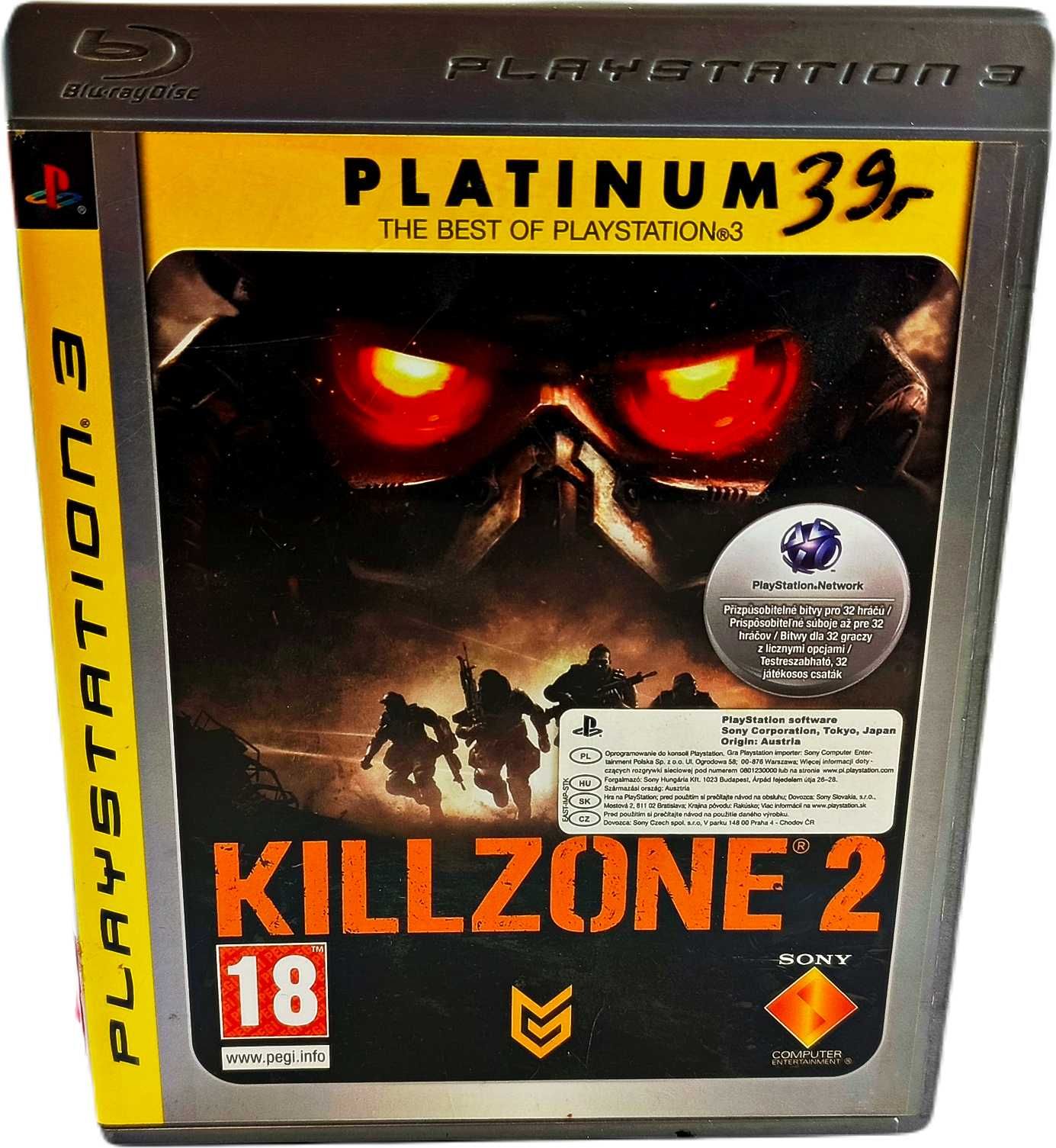 Gra na konsolę Playstation 3 Killzone 2