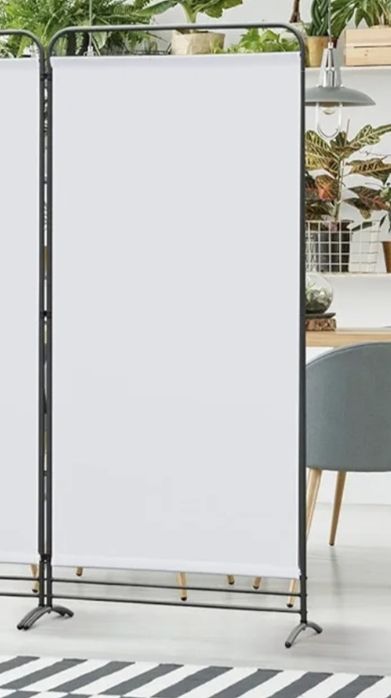 Nowy biały parawan domowy biurowy kosmetyczny