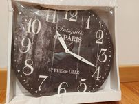 Relógio Parede Vintage Vendido na embalagem Original - NOVO PREÇO: 12€