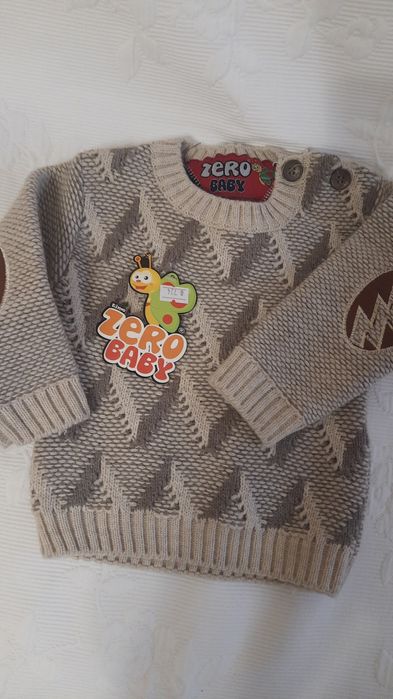 Nowy sweter Armani beżowy na 6 / 12 m