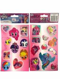 Naklejki holograficzne ruchome My Little Pony 3D 20 szt