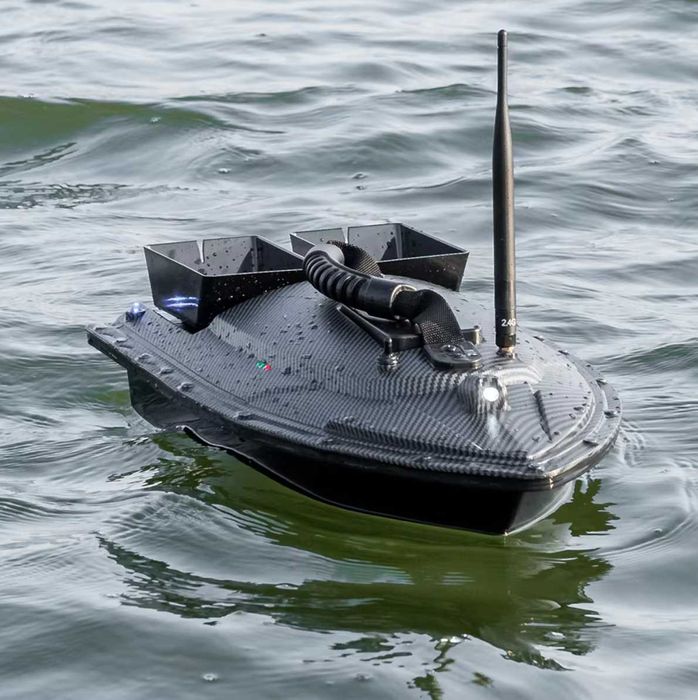 Łódka zanętowa GPS z podajnikami ZASIĘG 500M Bateria 12 000 mAh