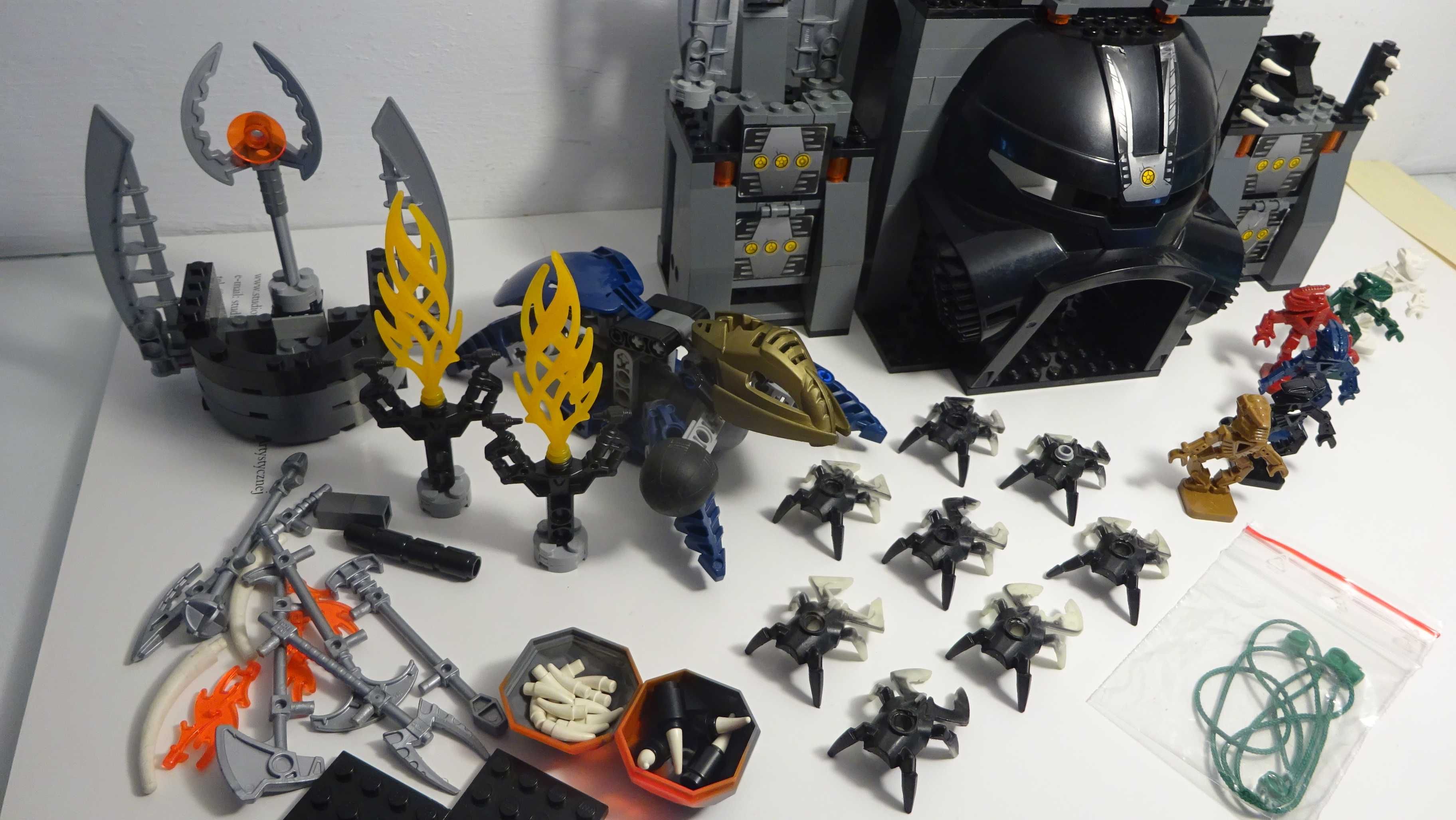BIONICLE 8758 klocki instrukcja Lego Tower of Toa figurka makuta zamek