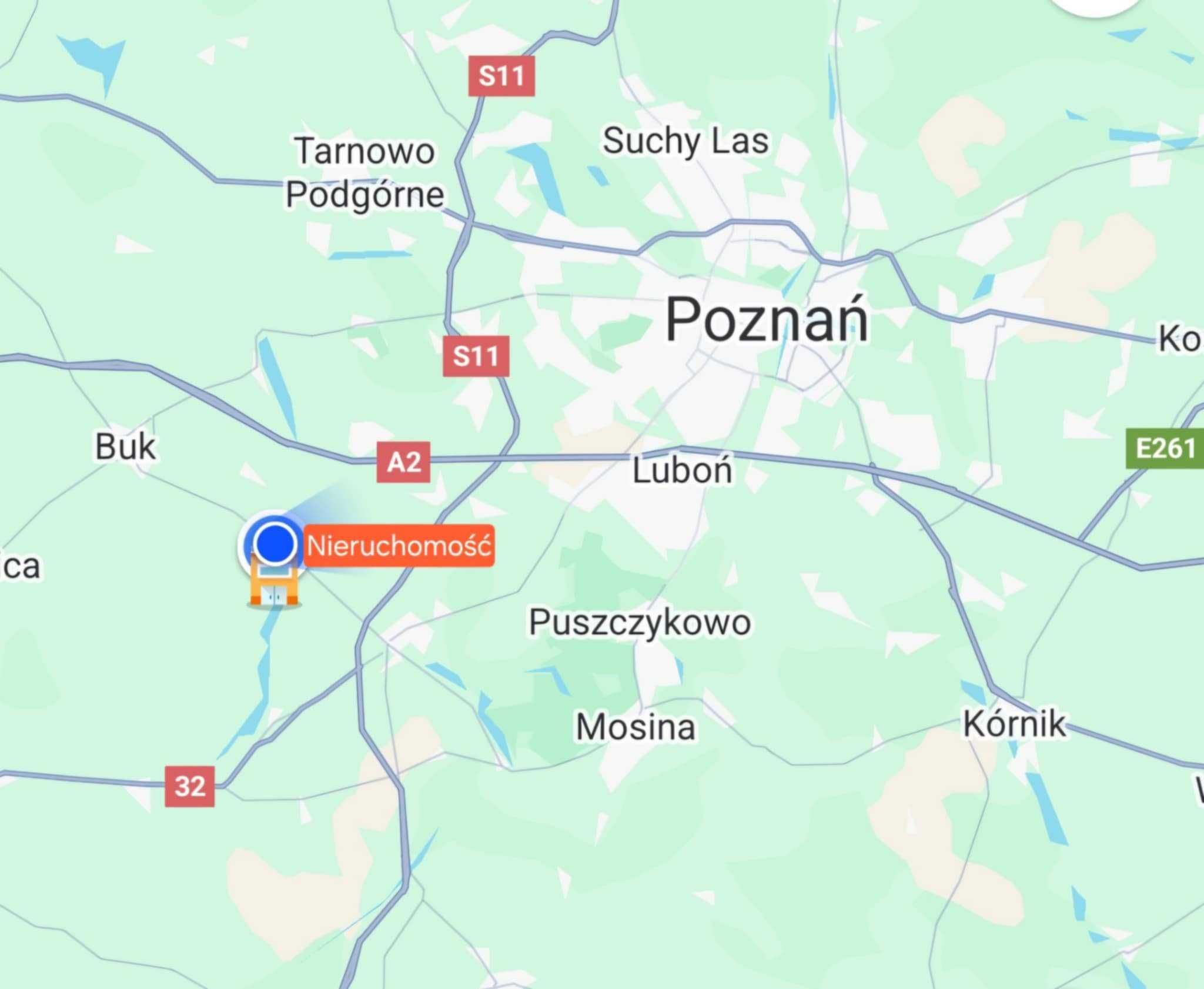 Działka inwestycyjna Rybojedzko gmina Stęszew