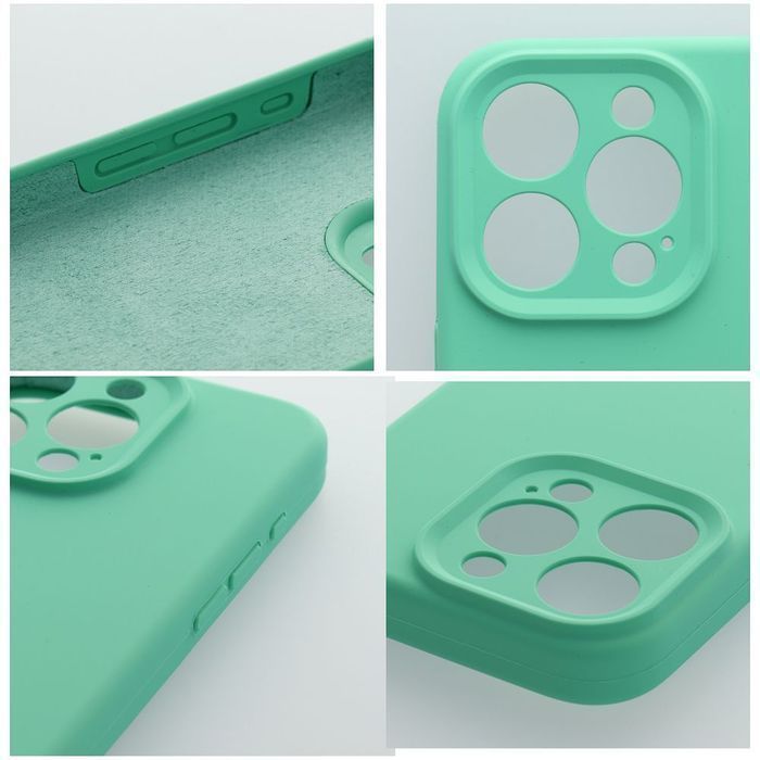Futerał SILICONE 2mm do IPHONE 16 Plus miętowy