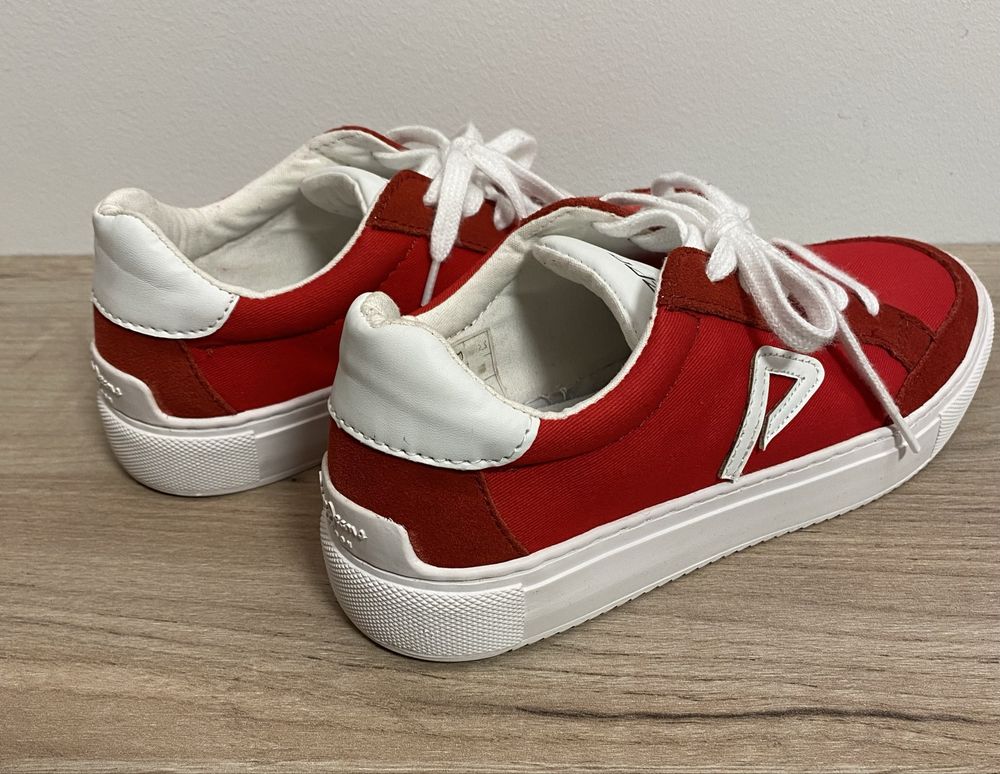 Sneakersy Pepe Jeans Adams Archive Boys 255RED rozmiar 37