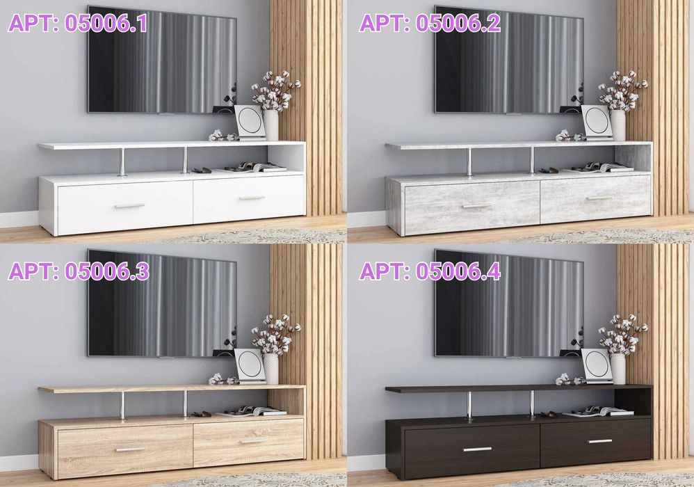 ОПЛАТА ЧАСТИНАМИ‼️Тумба для телевізора з 2 висувними ящиками з ЛДСП