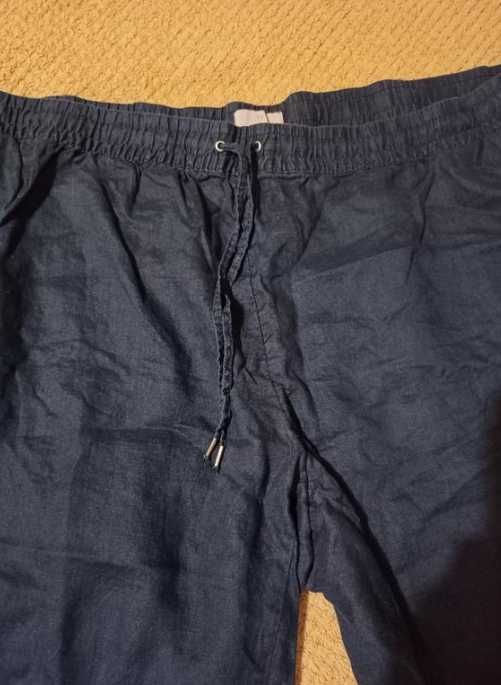 Льняные брюки H&M.