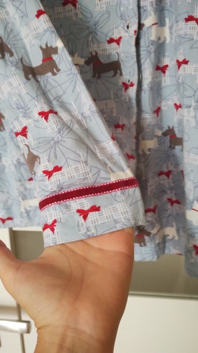 Koszula piżama nocna piękna pieski tkmaxx amerykańska elegancka