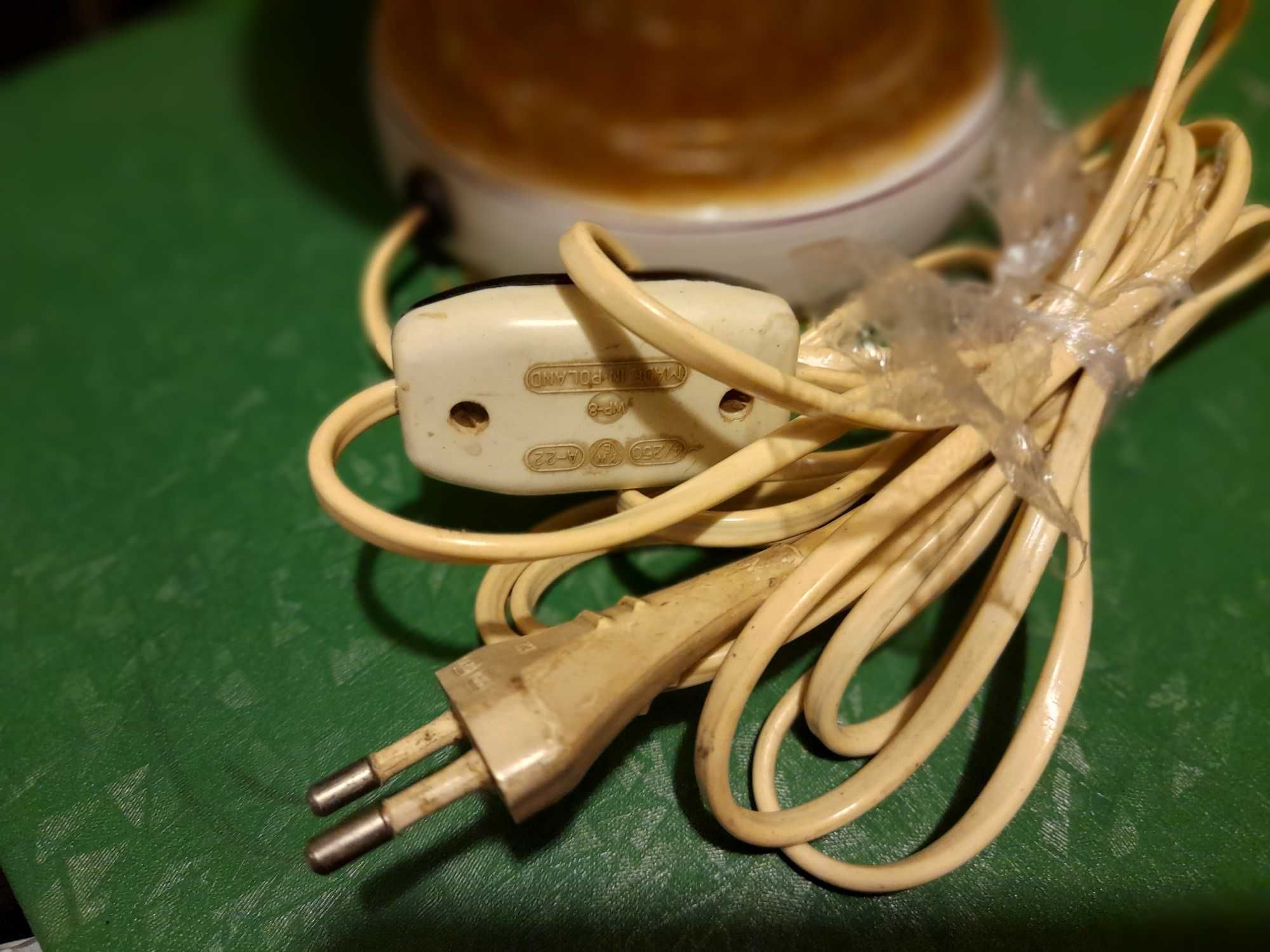 Lampka nocna klosz szklany