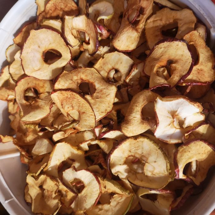 Jabłka drylowane suszone