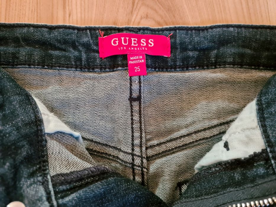 GUESS spódnica jeans mini XS/S rozm.25 Nowa !