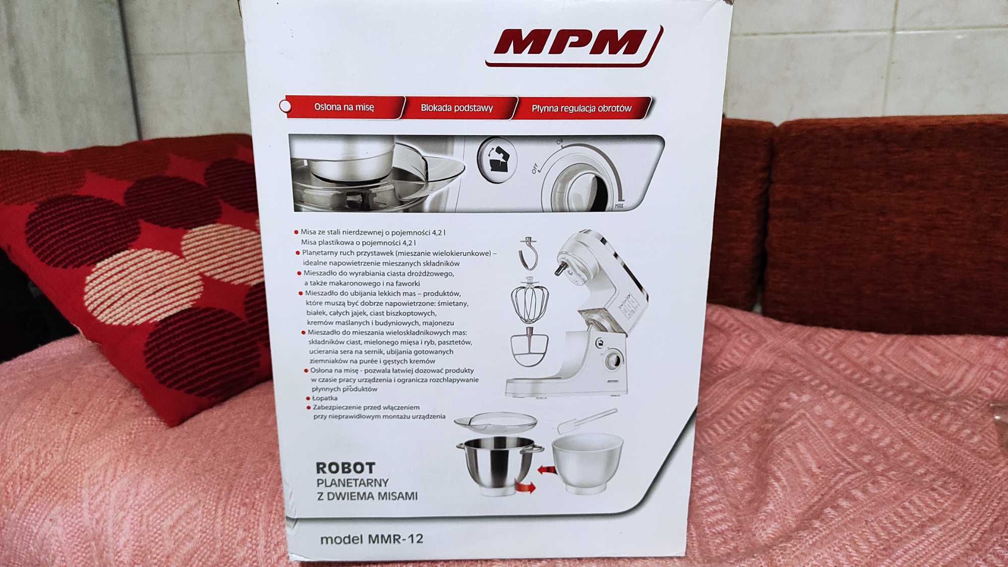 Міксер тістоміс MPM / model MMR-12 / НОВИЙ