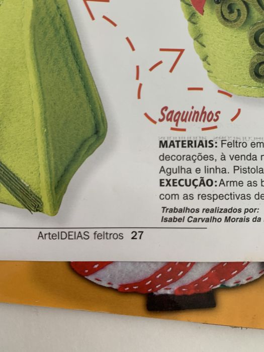 Conjunto 2 Revistas Arte Ideias - Feltros