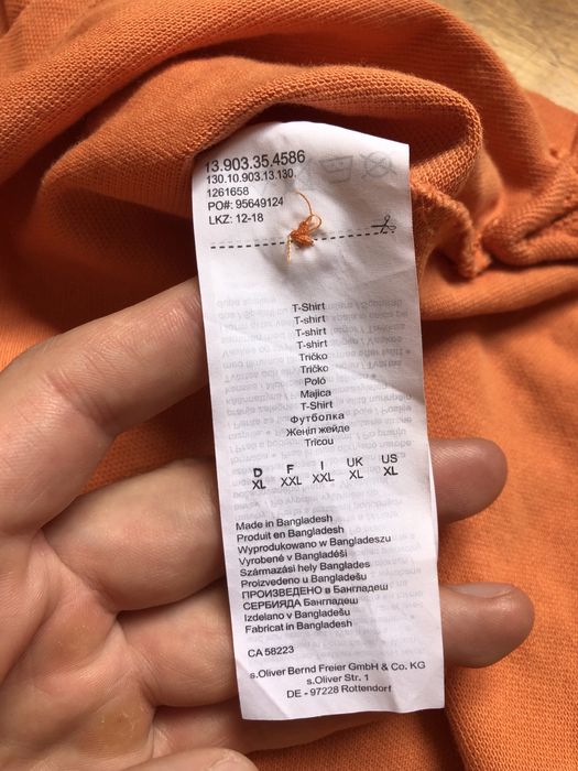 Классная мужская футболка поло s.Oliver Regular Fit оригинал