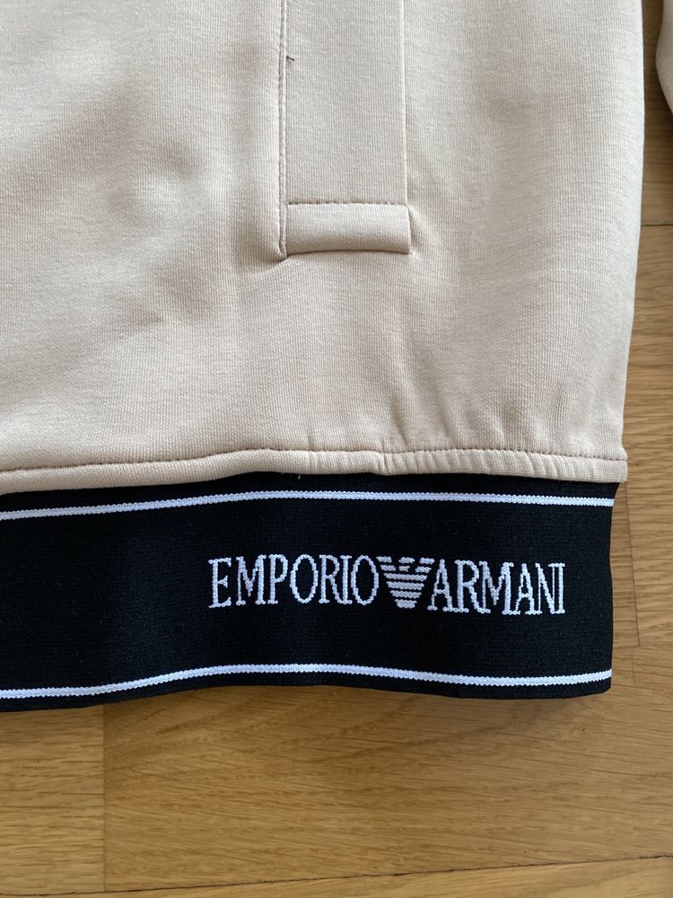 Bluza Emporio Armani rozpinana beżowa