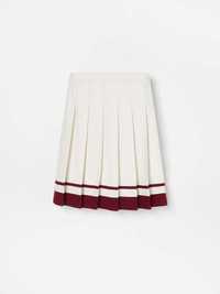 Nowa spódnica wełniana spódniczka plisowana Reserved biała 110