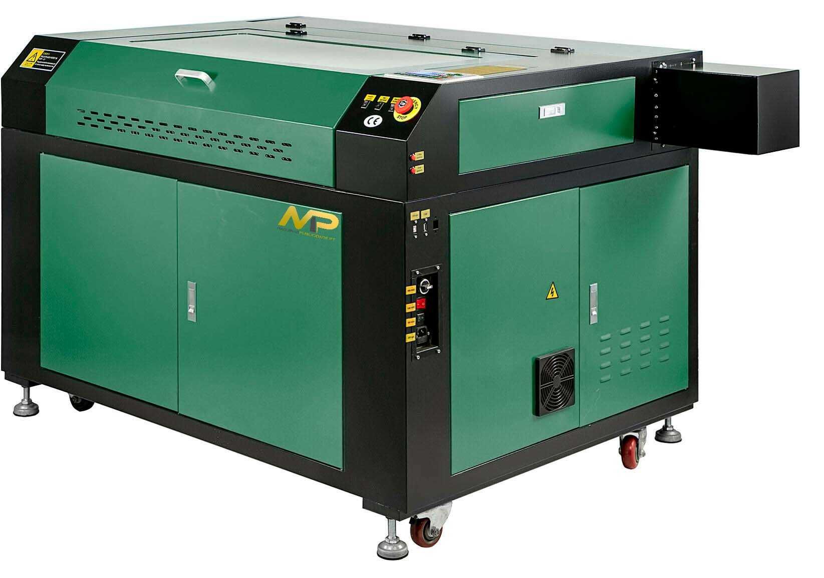 Máquina de corte/gravação a laser co2 100w 90x60 + Chiller