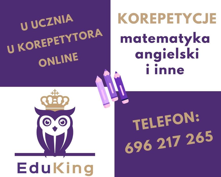Korepetycje z matematyki, angielskiego i innych przedmiotów