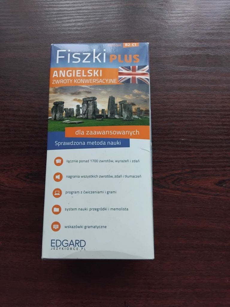 Fiszki plus Angielski -zwroty konwersacyjne poziomie B2-C1