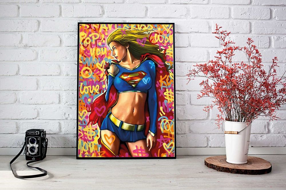 Superwoman plakat A3 komiksowy