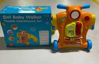 Chodzik, Baby Walker, pchacz interaktywny, 2w1