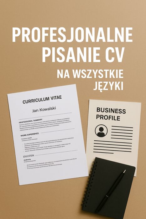 Profesjonalne CV i profile biznesowe w wielu językach