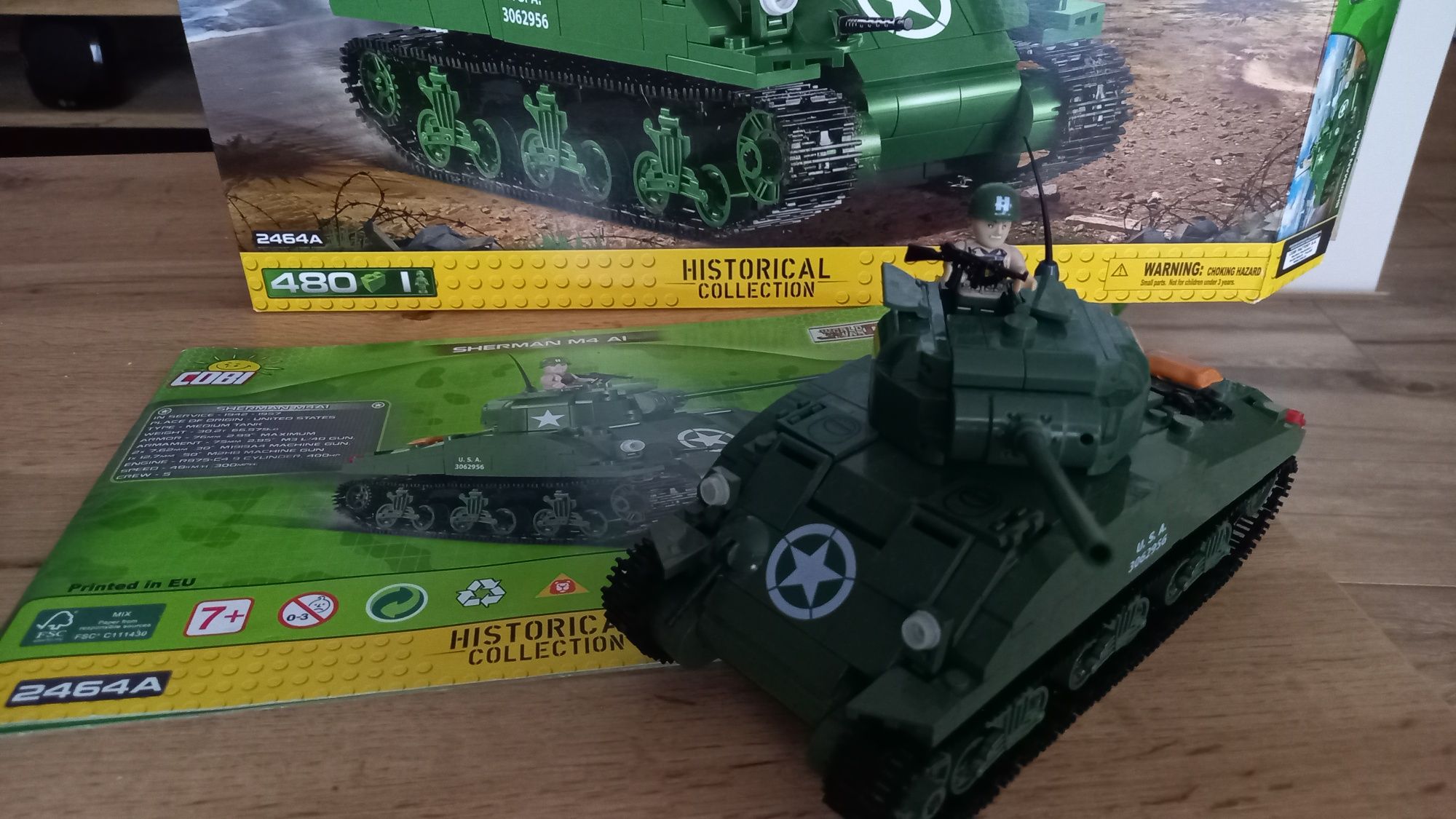 Czołg Cobi 2464 A Mała Armia Sherman M4A1