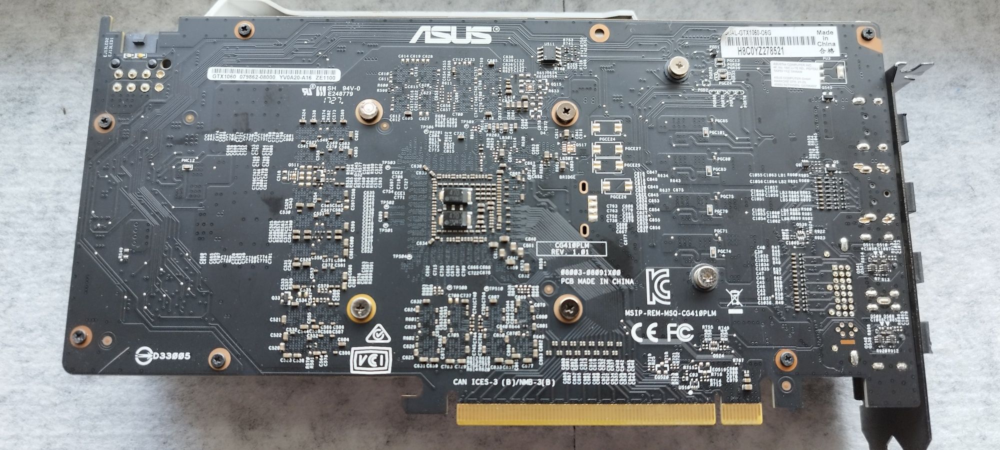Asus GeForce GTX 1060 Dual OC 6GB GDDR5