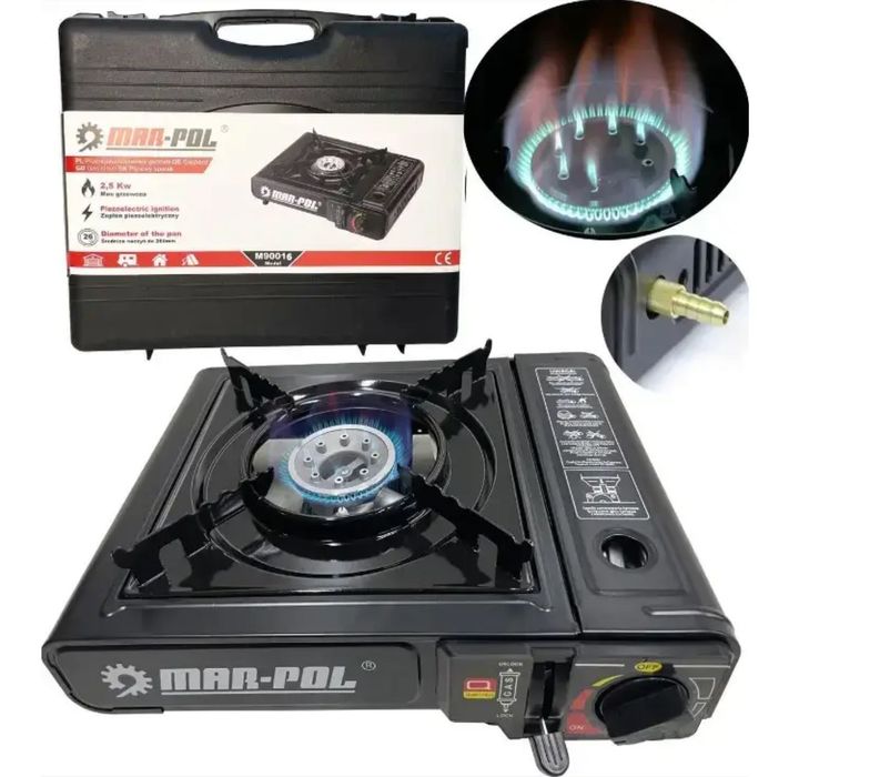Газова плита MAR POL оригінал Польща GS2  + 2 балончика