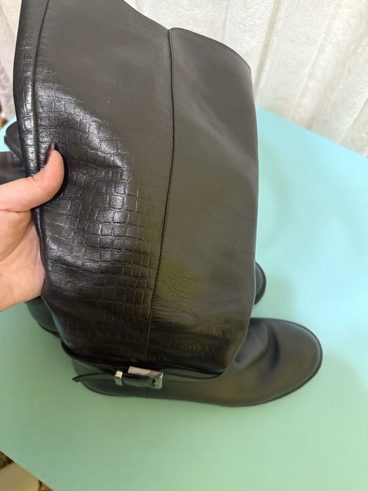 Чоботи демісезонні шкіряні