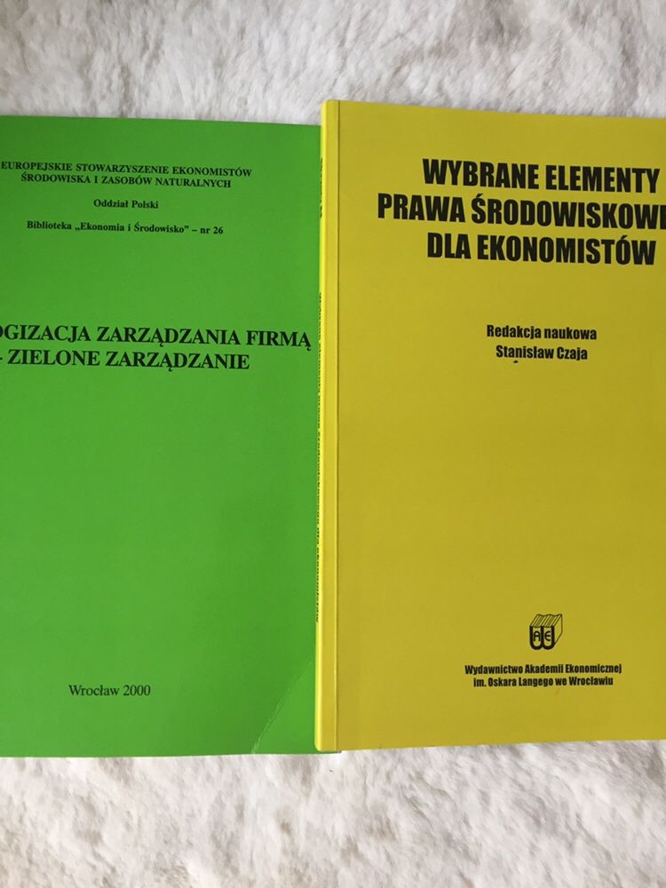 Książka podręcznik” prawo środowiskowe” „Zarządzanie firmą”