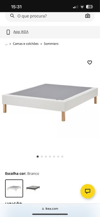 Cama e colchão IKEA