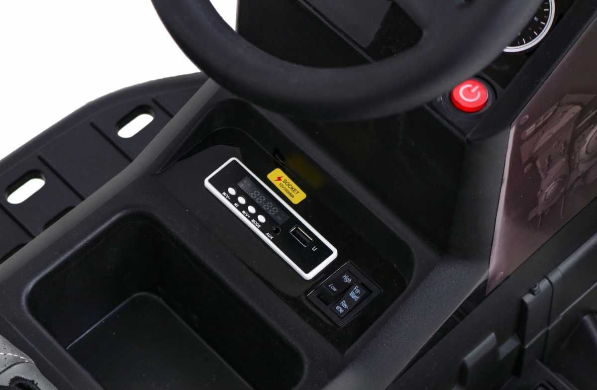 Samochód Pojazd Traktor Titanium Z Przyczepą na akumulator dla dzieci