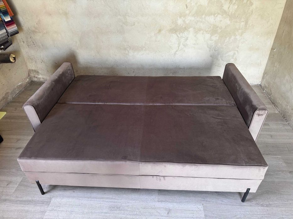 welurowa kanapa Kopenhaga z funkcją spania Dl