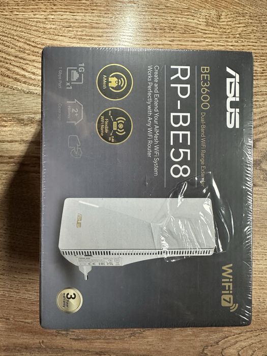 ASUS RP-BE58 BE3600 – wzmacniacz WiFi 7 / repeater (nowy)