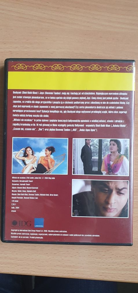 DVD - Miłości nie oszukasz - Bollywood