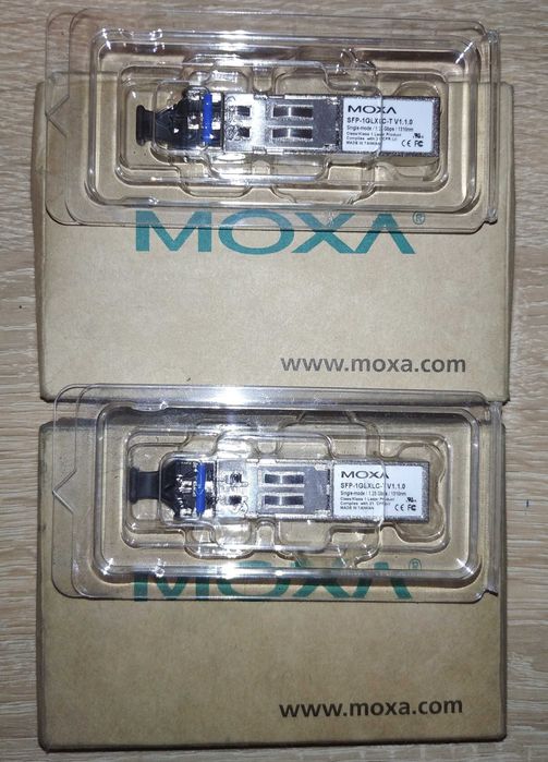 Оптоволоконный интерфейсный модуль MOXA SFP-1GLXLC-T